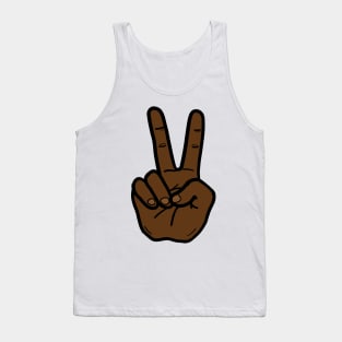 V Sign Hand Black Lives Matter Tank Top